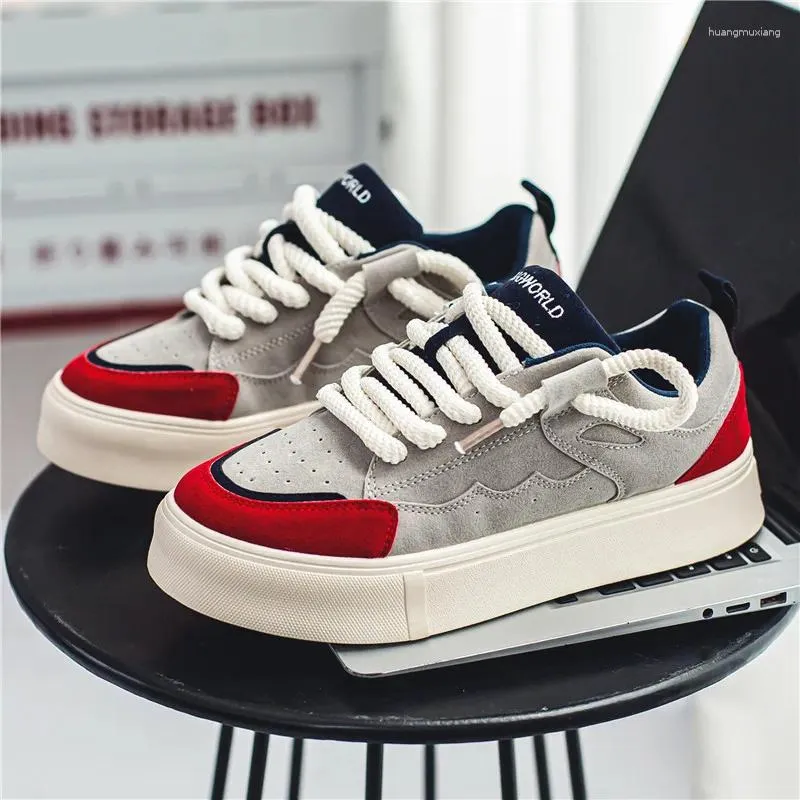 Chaussures décontractées printemps automne simples hommes léger coupe basse solide baskets portable respirant tendance tous les sports de match