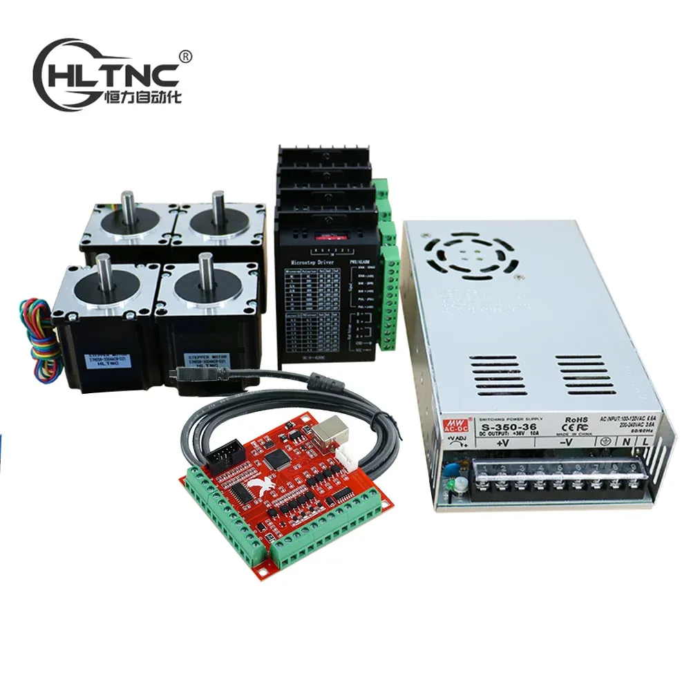 HLTNC Nema 23 Stepper Motor Kit 4 Axis, 1.2Nm, 56mm... From Ddmyperfect,  $227.15 | DHgate.Com