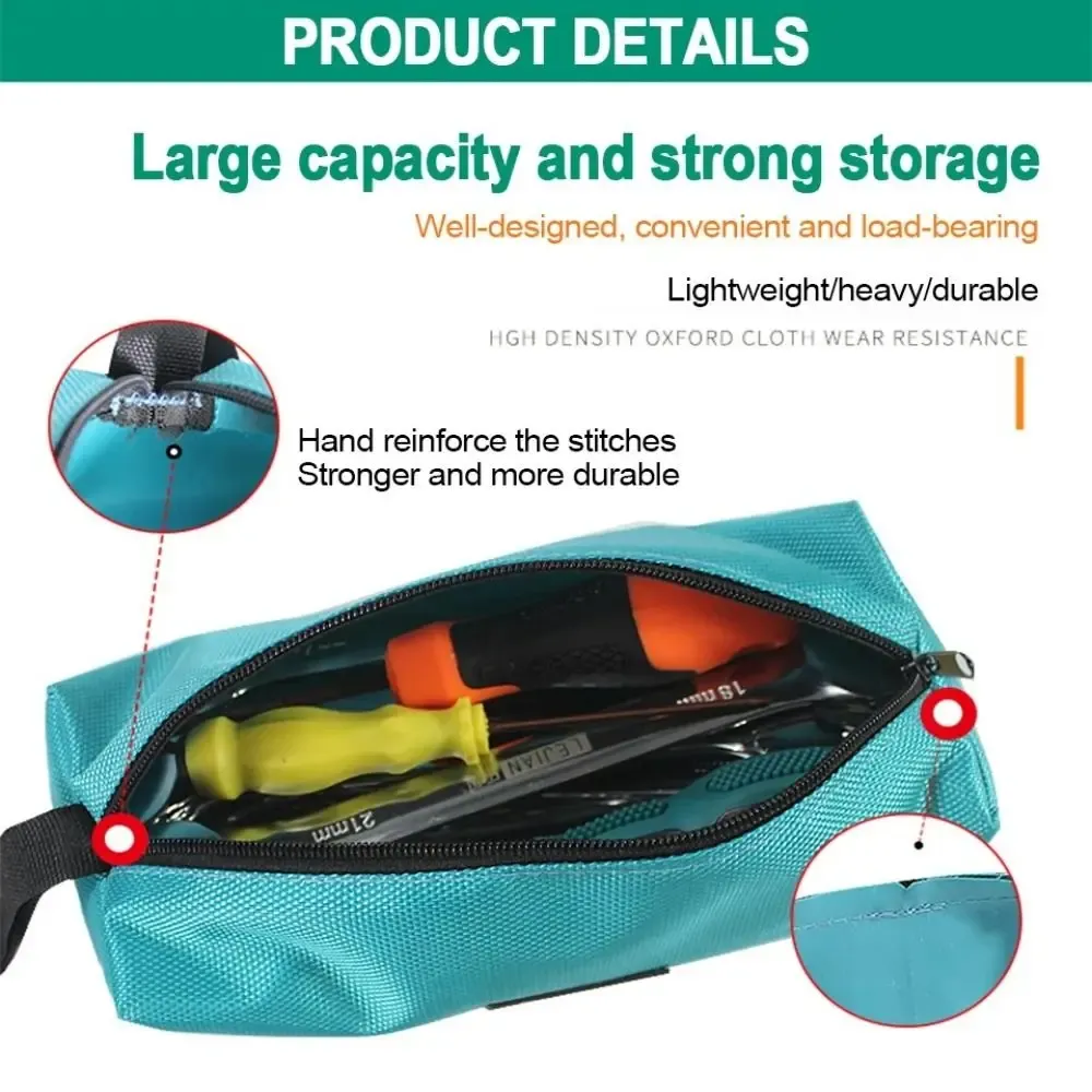 1680D Oxford Canvas Tool Bag: Waterproof Storage for Tools, Screws, & Drill Bits 1680D Oxford Canvas Tool Bag: Waterproof Storage for Tools, Screws, & Drill Bits