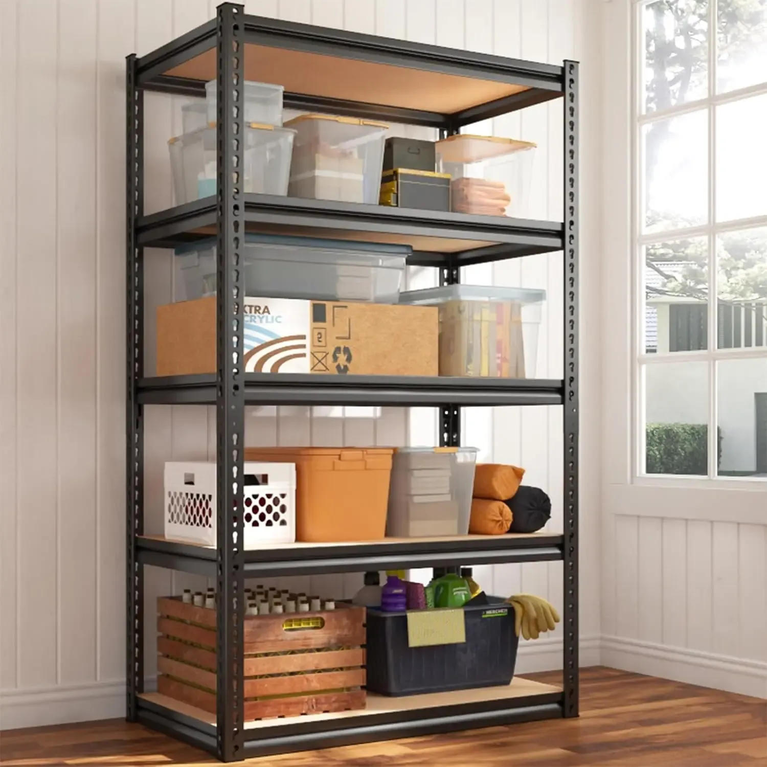 Scaffale Pieghevole Per Stoccaggio Domestico, Espositore Da Cucina - Foto 3