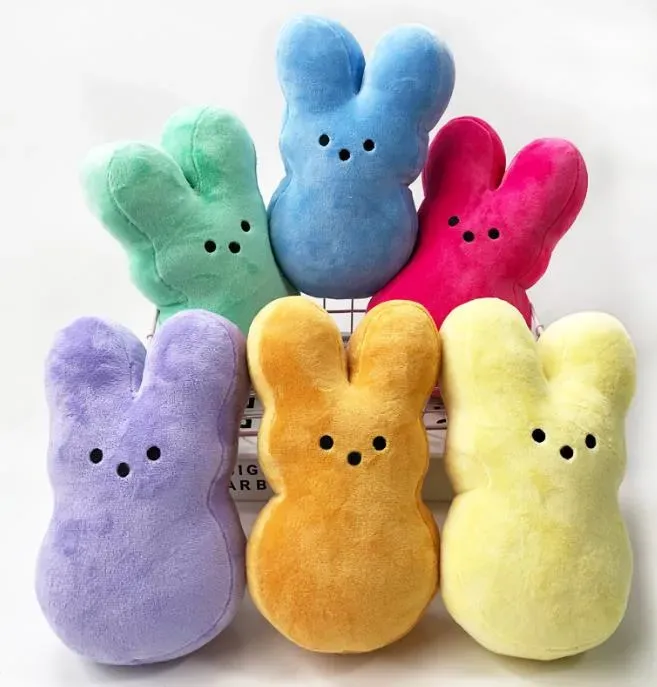 15 cm knuffels PEEPS schattige paashaas pop knuffel kindercadeau