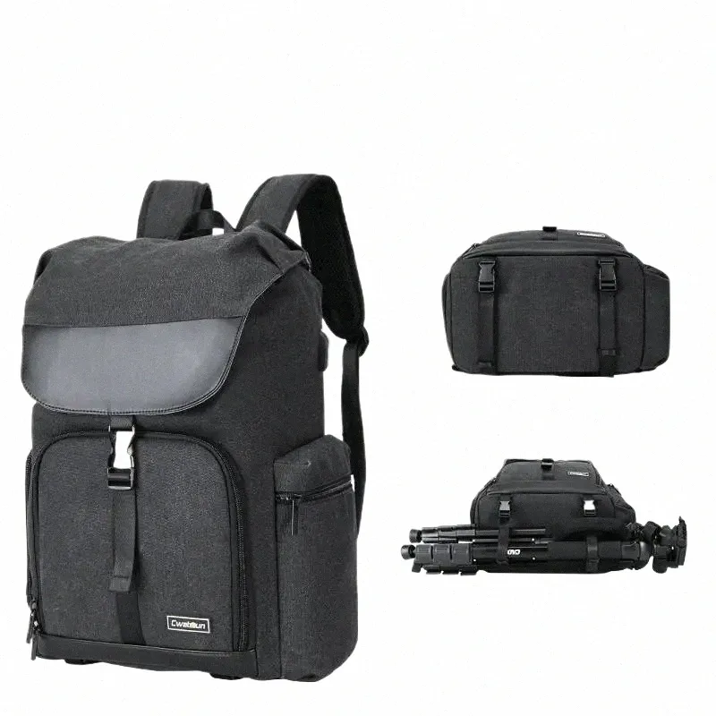 15.6 'PC Backpack Camera Bag dla Canon Nikon Sony Pentax Panasonic Sony Laptop Bag torba podróżna x91M#