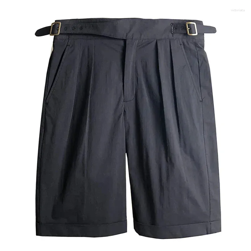 Herenshorts Klassiek Brits leger Gurkha Vintage Chino Militaire korte broek Zomer geplooid los casual mannelijk