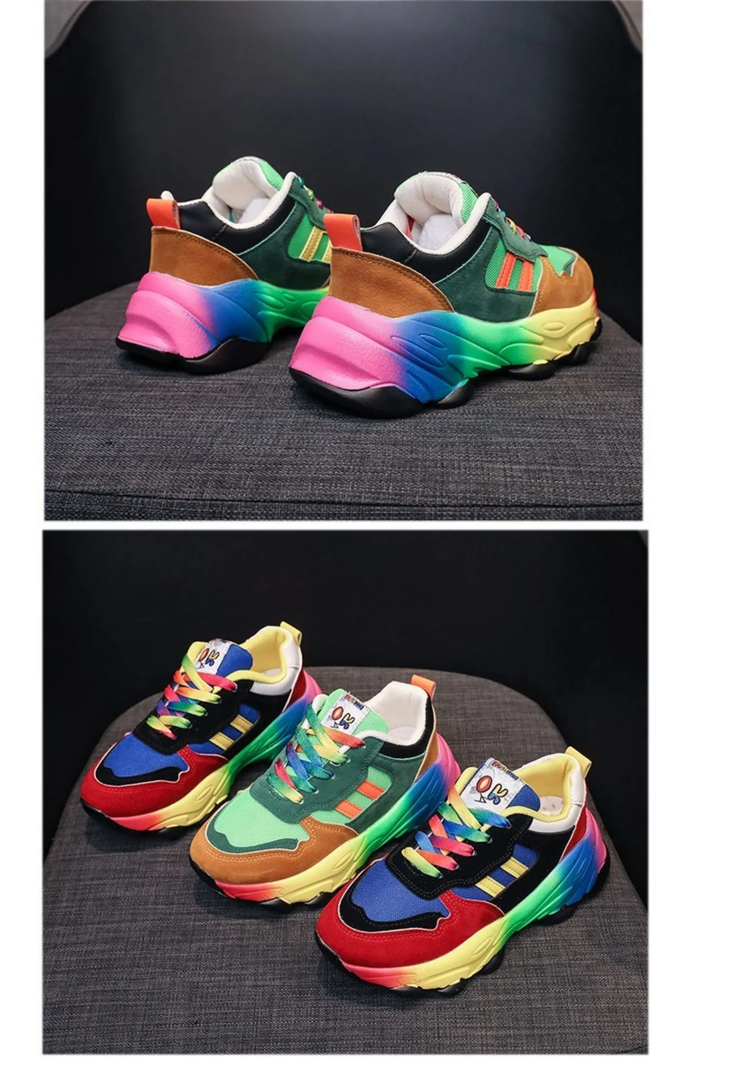 Bulk Trend Womens Platform Sneakers Lightweight... From  display picture 1