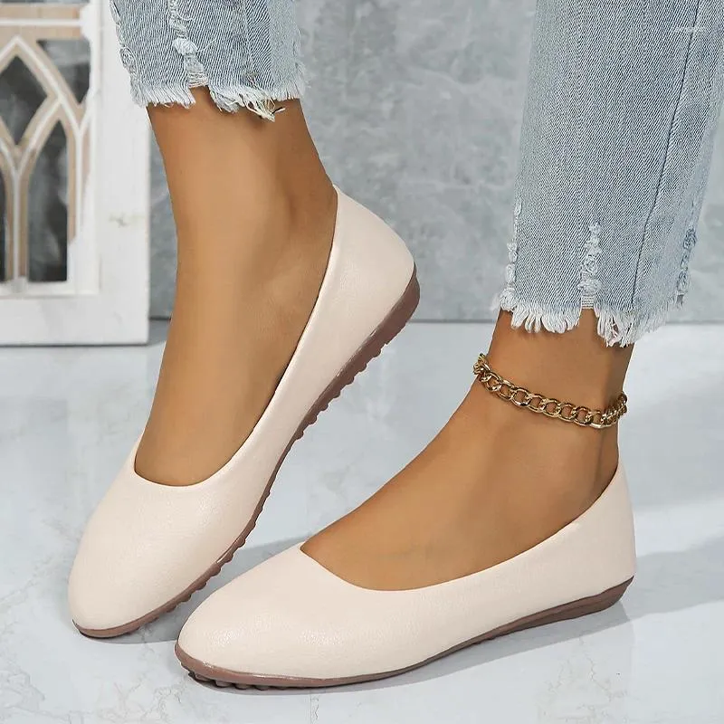 Scarpe casual Appartamenti Donna Fannullone Superficiale Accogliente Sandali morbidi Estate 2024 Marca Abito da passeggio Stilista Chaussure Femme