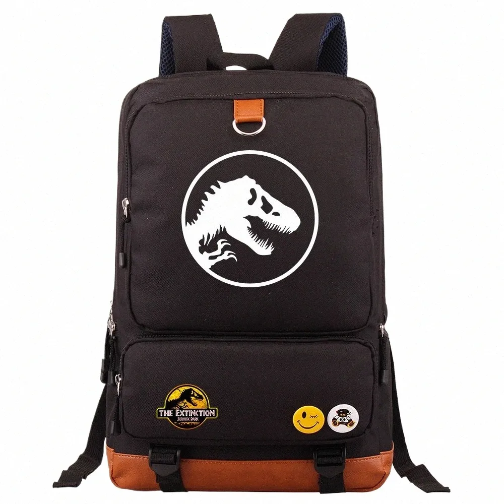 Jongen Meisje Kinderen Boek Schooltassen Dinosaurus Jurassic Park World Vrouwen Bagpack Tieners Schooltassen Mannen Student Rugzak e1ow #