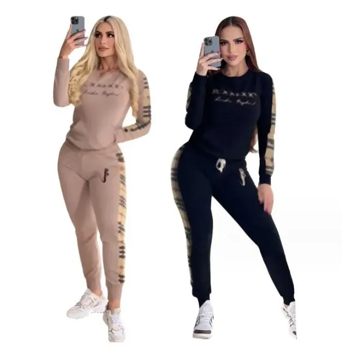 NOUVEAUX Survêtements pour femmes Mode de luxe Sports décontractés Marque de luxe Survêtements de créateur Ensemble 2 pièces J2933