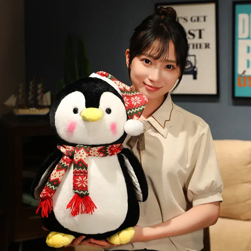 adorabile pinguino peluche bambola morbido giocattolo farcito bambini abbracciare cuscino regalo di compleanno per ragazzi ragazze, - maschio grande 25 cm (0,2 kg) | IT