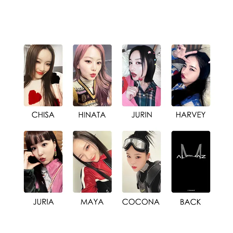 XG KCON ALPHAZ 1st Mini Album Photocards DNA LOMO Cards, JURIN