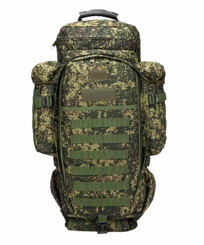 70l Große Kapazität Mann Armee Taktische Rucksäcke Militär Angriff Taschen Molle Outdoor-Pack für Trekking Cam Jagd Wandern Tasche a6XO #