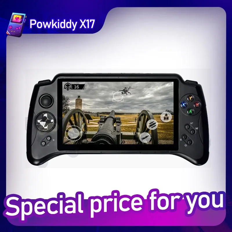 POWKIDDY X17 Android Handheld 7-Inch Touchscreen Retro Arcade Game ...