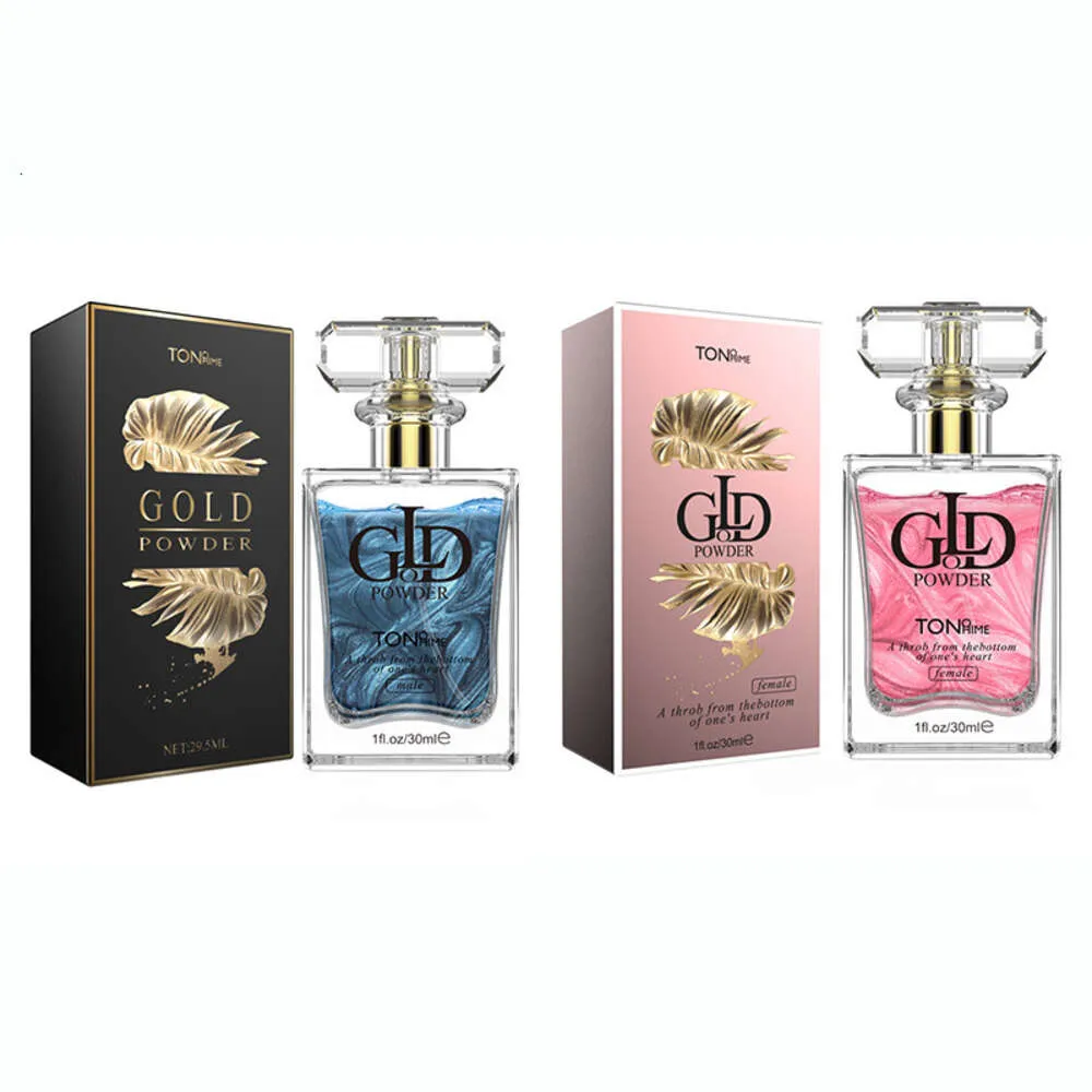 Men's women's Quicksand Gold Perfume with less female reverse Paris gilt perfume
