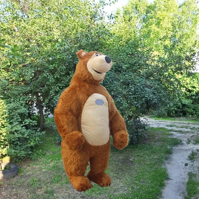 Halloween Costume Orso Mascotte Mascotte Costume Orso Adulto Masha