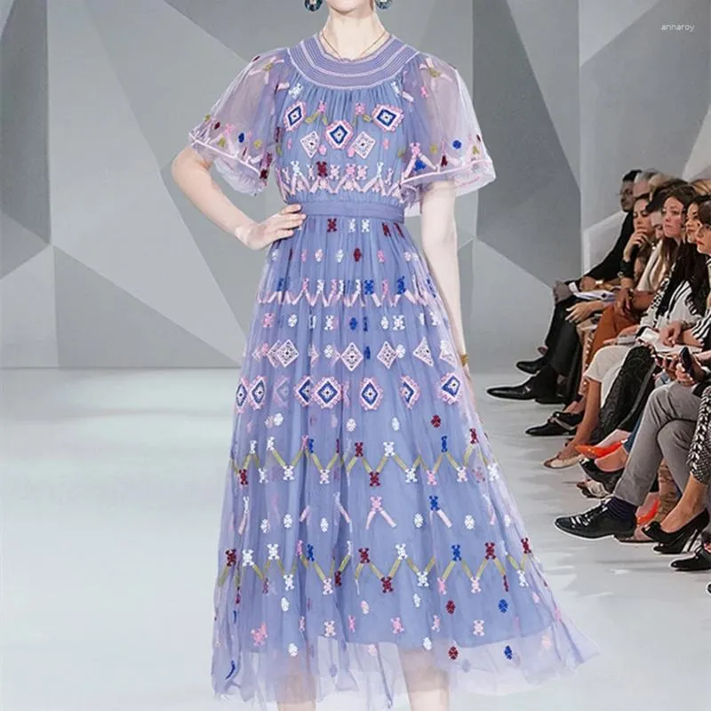 Party Maxi Dress Long Summer Mesh Embroidery Flower Tulle O Neck Holiday Beach from Dhgate Urban Sexy Dresses - price 44.79 Party Maxi Dress Long Summer Mesh Embroidery Flower Tulle O Neck Holiday Beach from Dhgate Urban Sexy Dresses - price 44.79