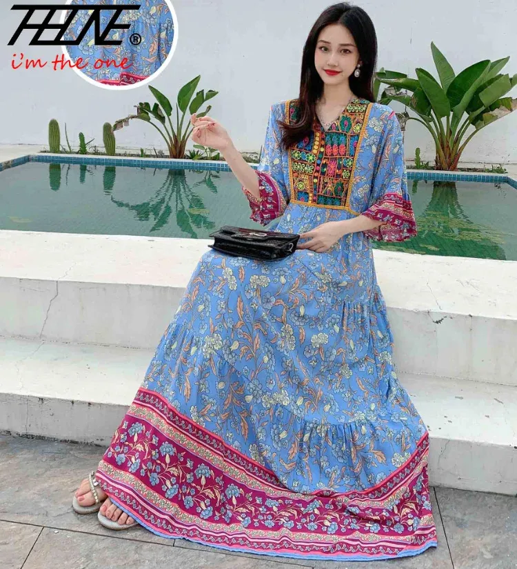 indian embroidered chiffon maxi dress Indian Bridal Chiffon Embroidered Maxi - Luxury Collection Indian Bridal  Chiffon Embroidered Maxi main image 1