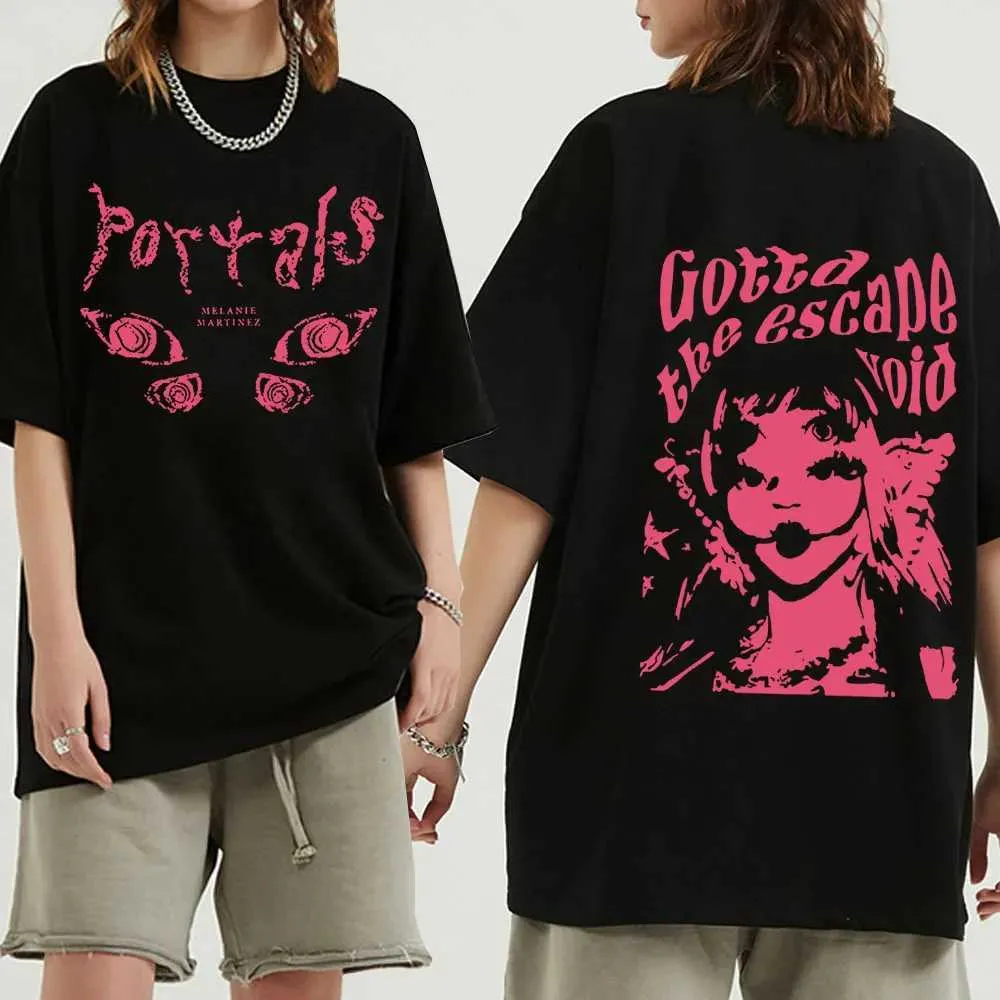 Męskie koszulki Melanie Martinez Portale T-shirt męska moda y2k rola zagraj prezent T-shirt topl2403