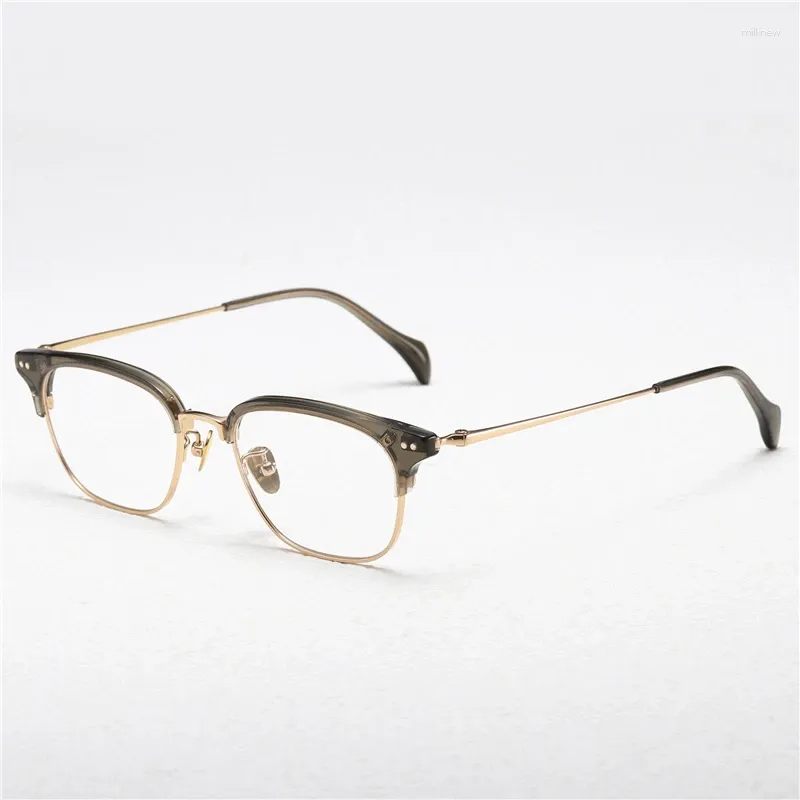 Óculos de sol óculos ópticos para homens mulheres designers retro GMS-641 Fashion Square Acetato Fibra de vidro em quadros europeus e americanos