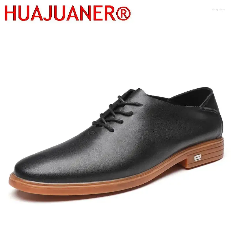 Sapatos casuais masculino oxford para homens primavera outono não escorregamento de escritório de negócios calçados de casamento masculino gentleman confortável preto