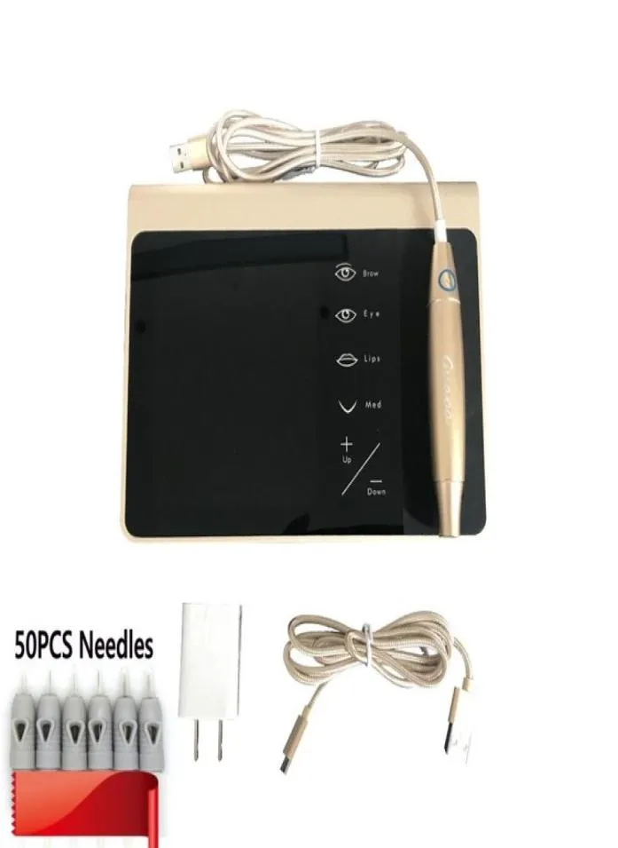 Écran tactile Kit de machine de maquillage permanent pour la machine Eyline à lèvres à sourcils avec batterie intégrée Digital MTS PMU Tattoo Pen1427096