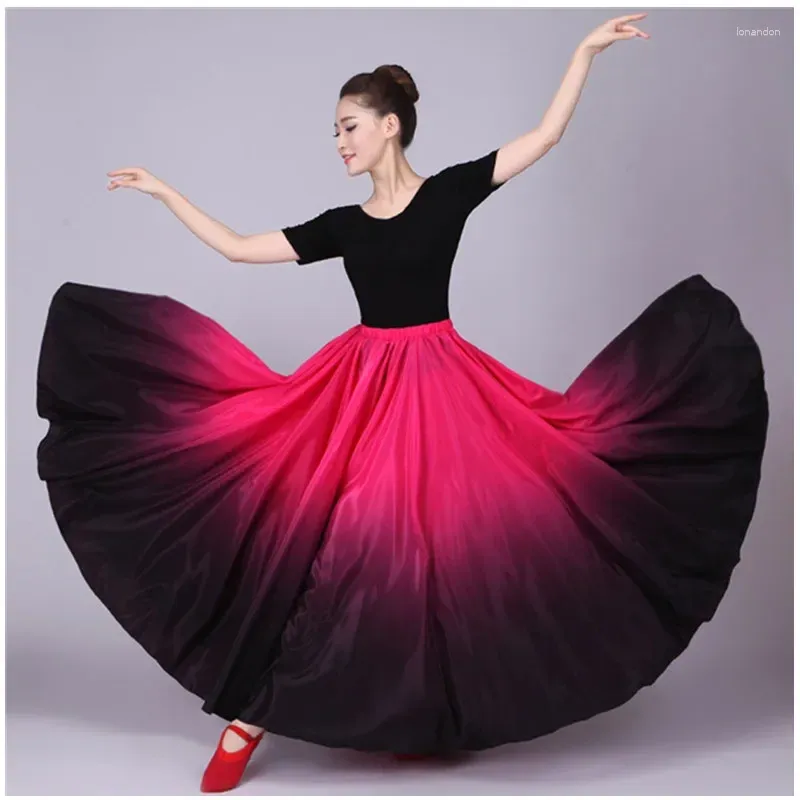 Stage Wear 720 Belly Gypsy Skirt Dance Ruffle Flamenco Dancing Large Skirts Flamingo Costume B-6832
