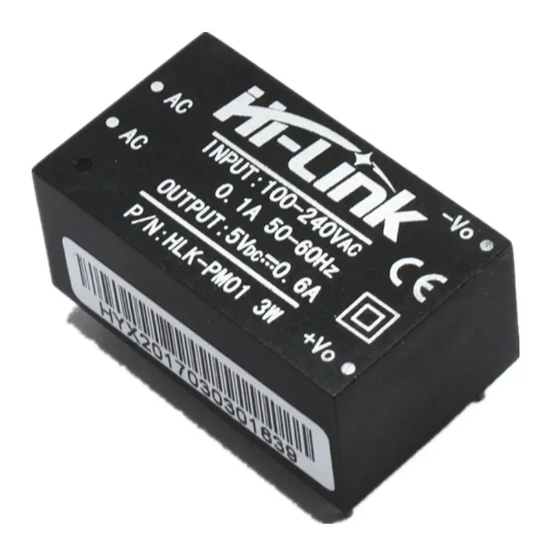 HLK-PM01 HLK-PM03 HLK-PM12 AC-DC 5/3/12/9/15V Mini module d'alimentation, module d'alimentation de commutation de ménage intelligent