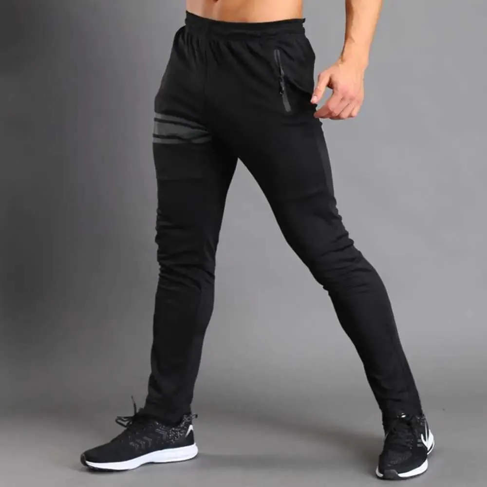 Herrenhosen Sporthosen atmungsaktive lange Fitness Straight Herren Sporthosen Elastic Gym Sports Pantsl2405