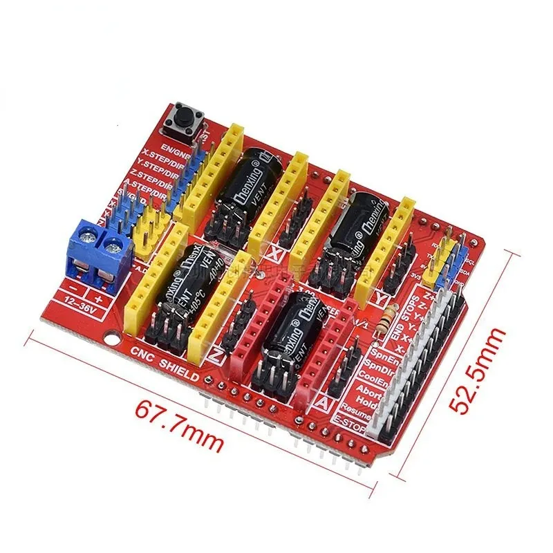 New CNC Shield V3 Graveringsmaskin / 3D -skrivare / + 4st A4988 Driver Expansion Board