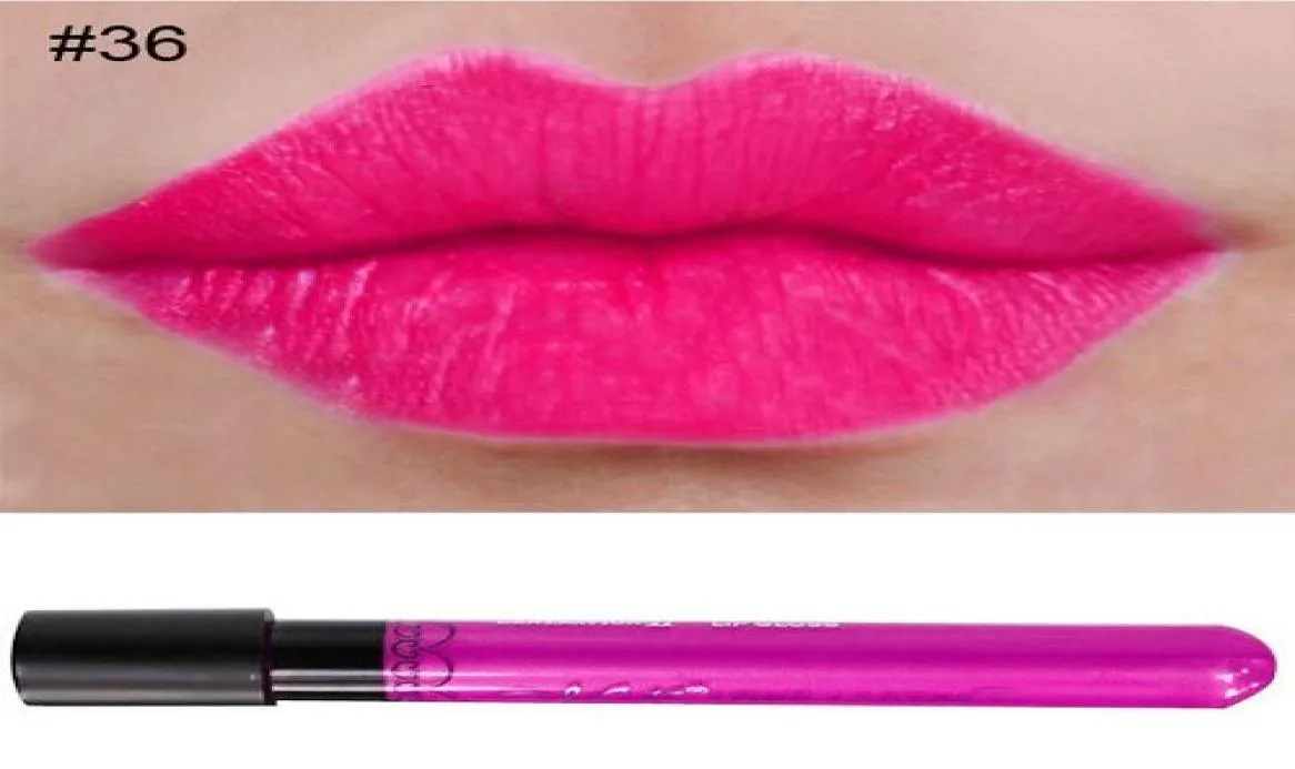 3 pclot Waterdichte vloeistof make -up lipstick lip potlood lipstick lip gloss pen 11 kleuren6090882