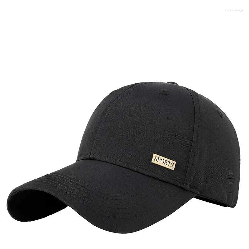 Ball Caps 2024 Fashion printemps et été sèche rapidement respirant Baseball Capa Dada Hard Top Sun Hat Men Big Taille Snapback 55-60cm