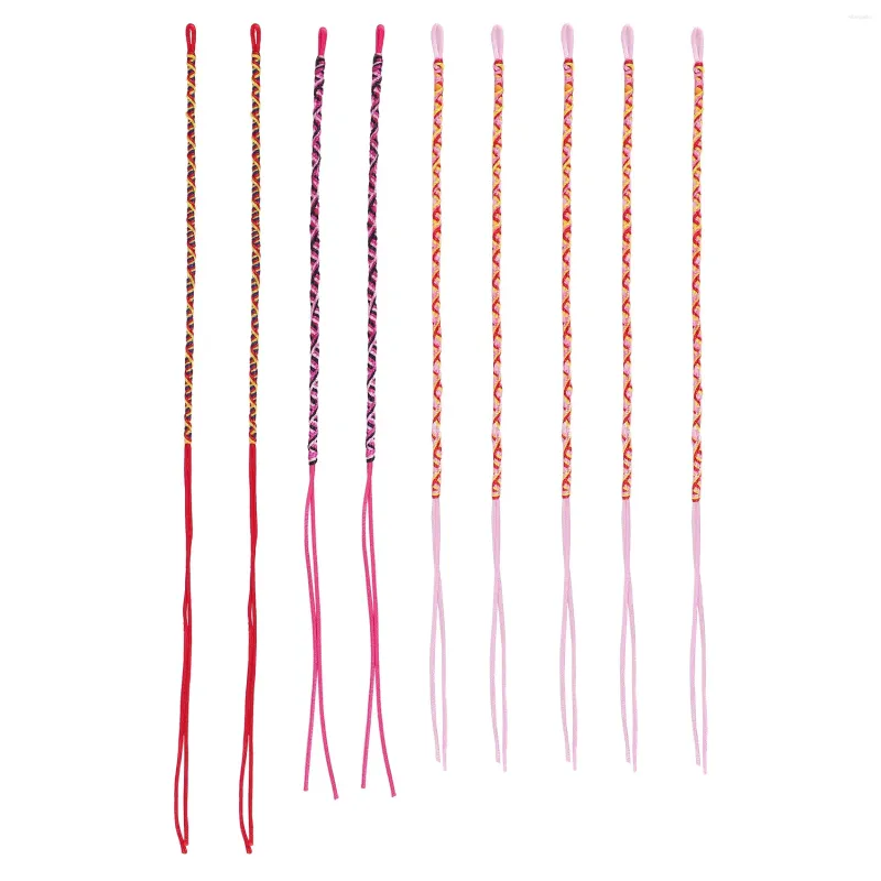 Keychains 9pcs Bracelets Brésilien Brésilien Braid Multicolored Multicolored # Multicolored #