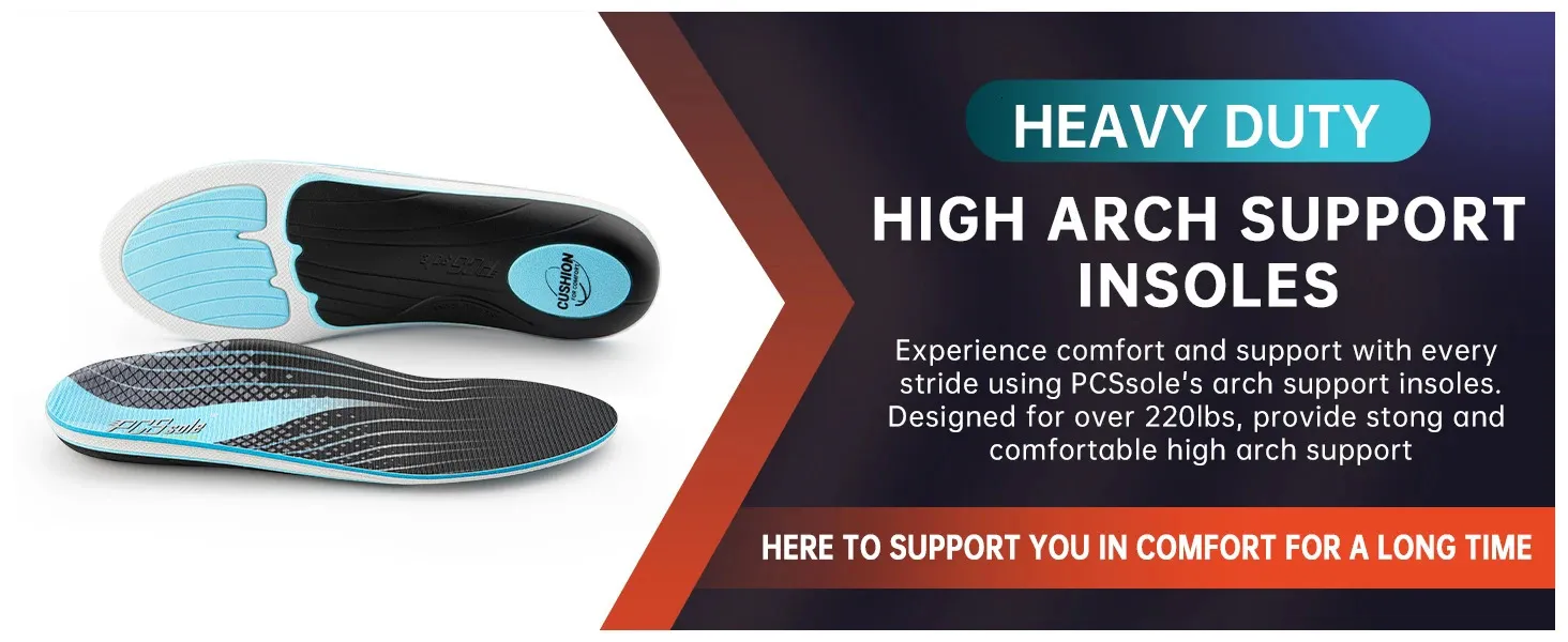 high arch support insoles