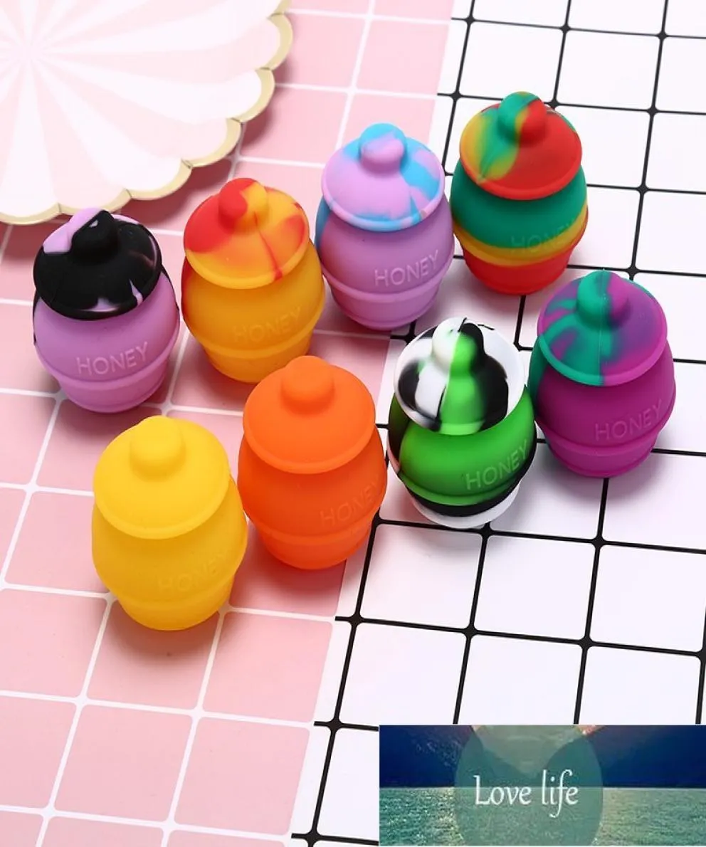1pc 3 Styles 5ml26ml35ml Silicone Container Big Hexagon Jar For Oil Wax Dab Cigarette Cream Easy To Hold And Carry Random Sent8100679