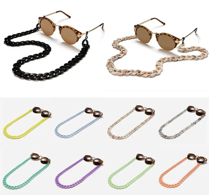 New Acrylic Sunglasses Chain Women Reading Glasses Hanging Neck Chain Largand Eyeglasses Cord Eyewear Accessory9820852