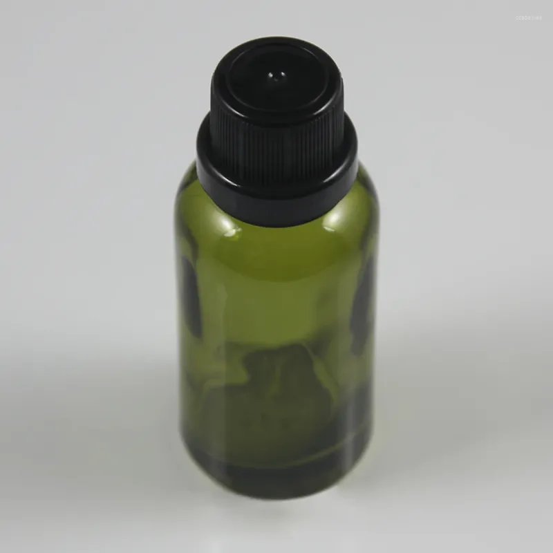 Botellas de almacenamiento viales de vidrio de lujo Embalaje cosmético de aceite esencial 30 ml de botella de gotero recargable
