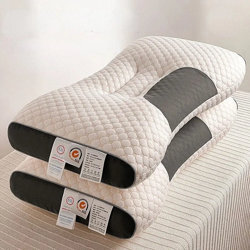 3d spa massage oreiller pour aider à dormir et à protéger le cou oreiller en tricot en tricot oreiller lit de lit pour le dortoir de la chambre 240420