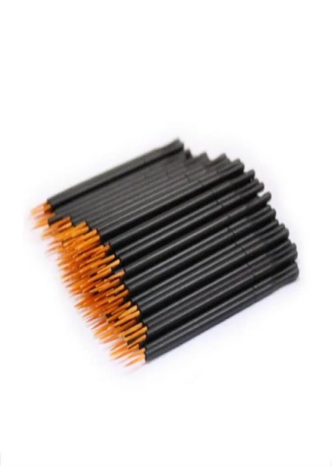 Whole 100pcs Pack Makeup Makeup Narzędzia do dyspozycji Jęsk do Eyeliner Wand Skomping Kosmetics pędzel do eyeliner DHL 4857098