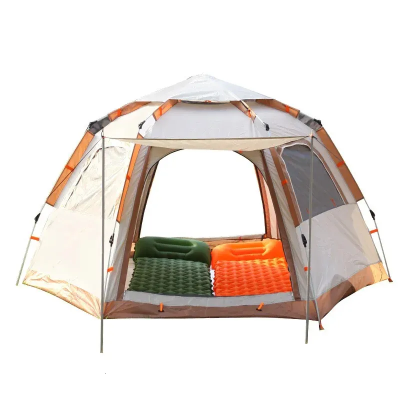 Tenda turistica di 3 persona a un campeggio a touch -touch automatico con escursioni naturalistiche per esterni impermeabili 240422