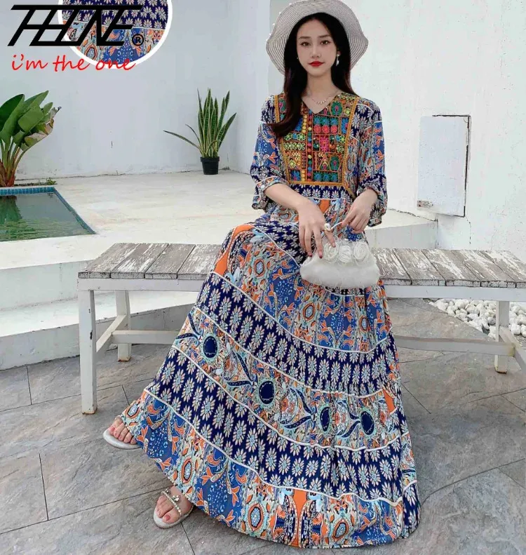 Indian Dresses For Prom: Chiffon Maxi Dress With... From Huang02, $16.56 In  Bulk