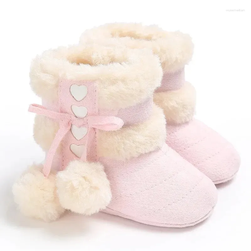 Premiers marcheurs Meckior 2024 Bottes de bébé de neige chaude hiver