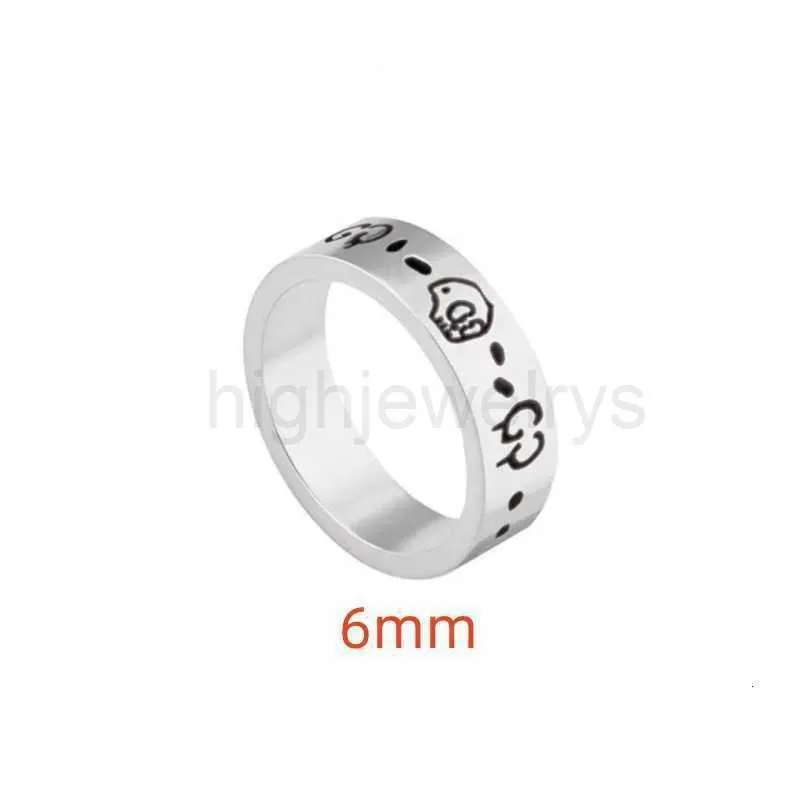 Bands de marque de créateurs classiques pour hommes Femmes Luxury Bijoux de qualité supérieure Birds 925 Silver Fashion Ring9cnb