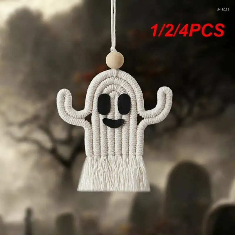Decorative Figurines 1/2/4PCS Car Accessories Wood Beads Durable Well Designed Bringing A Perfect Atmosphere Of Terror Add Terrifying