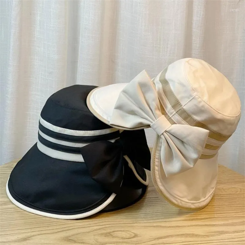 Berets Bowknot Fisherman Hat для женщин неволоса