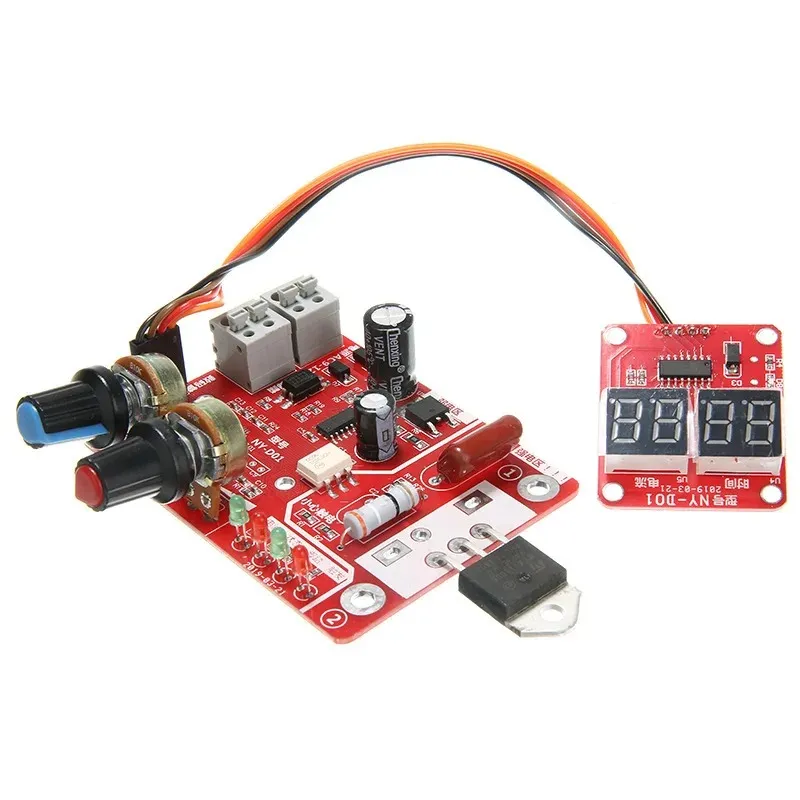 40A/100A 스팟 용접 기계 제어 보드 용접기 AC 110V 220V ~ 9V 변압기 컨트롤러 보드 타이밍 전류 시간 전류