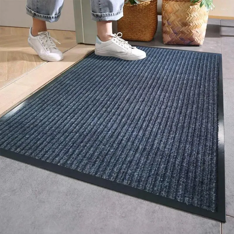 Porta di ingresso tappeti Anti-slip tappetino assorbente Assorbimento della pulizia familiare Resistente alla famiglia Piano di porto per interno per lo zerbino
