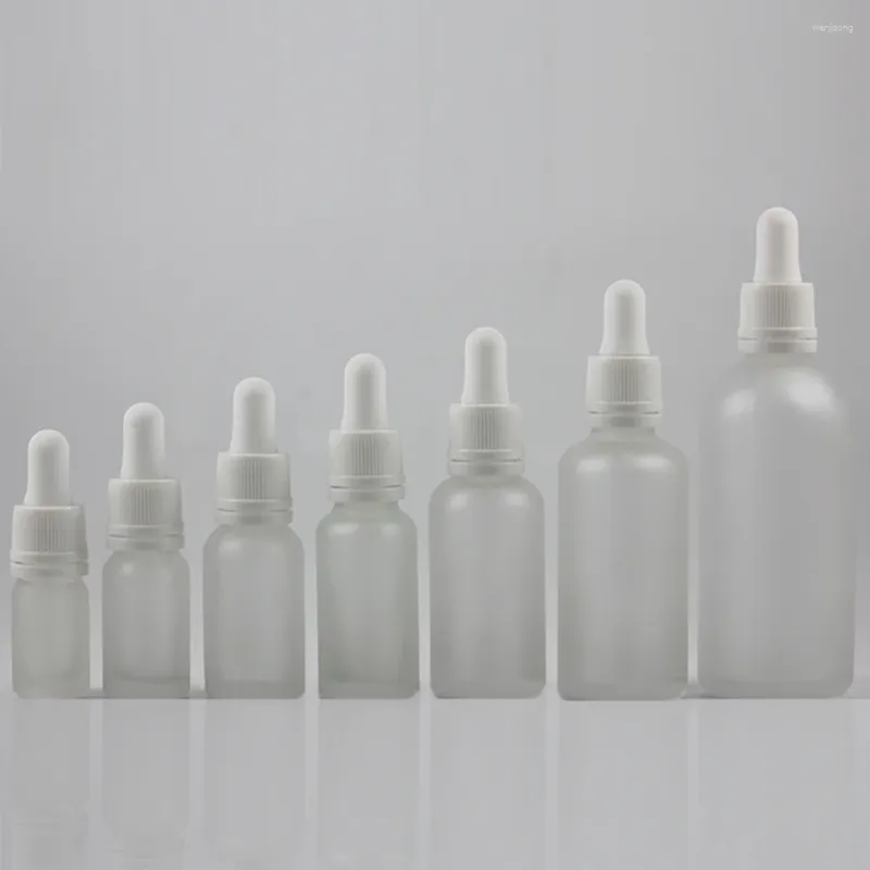 Бутылки для хранения 15 мл пустые замороженные стеклянные жидкие бутылки с пипеткой 0,5 унции.