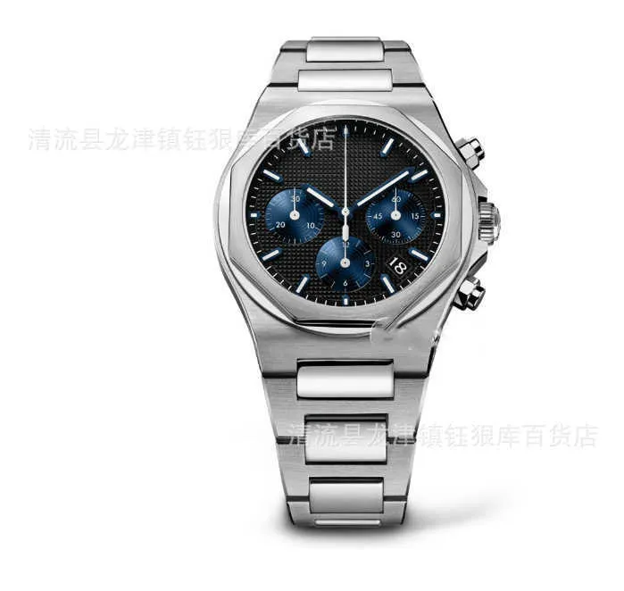 Zegarek zegarków AAA 2024 Sprzedawanie męskich zegarek ze stali nierdzewnej z 6-stykowym pełnym funkcją