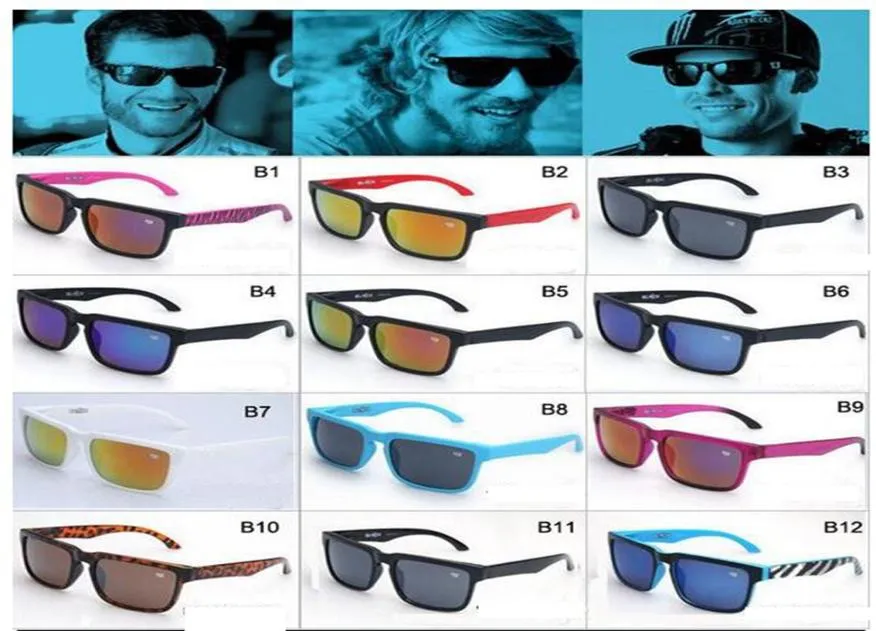 50pcs Summer Man Most Fashion New Style Ken Block Wind Sun Glasses Men de style carré