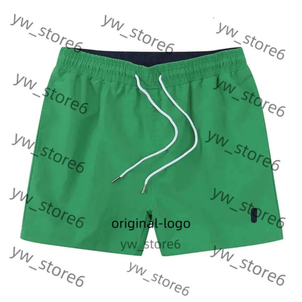 Polo Kurzmänner Shorts Designer Sommer Schwimmpolo Krieg Pferd Sticker Grafik Shorts Atmungsaktives Strand Kurzes schnelles trockenes Surfnetzstoff Kurzpolos 5732