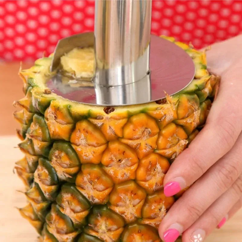 Ananas skivor skalare skärare parer kniv rostfritt stål kök fruktverktyg matlagningsverktyg kök tillbehör kök prylar