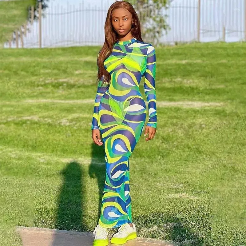 Women's Print Long Sleeve Beach Bath Exits Long Sleeve bodycon dress - Slim Basic Spandex Cover Up for Swimwear and Swimsuits